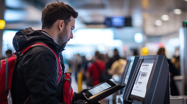 Modern traveler flying for work or a flexible city trip